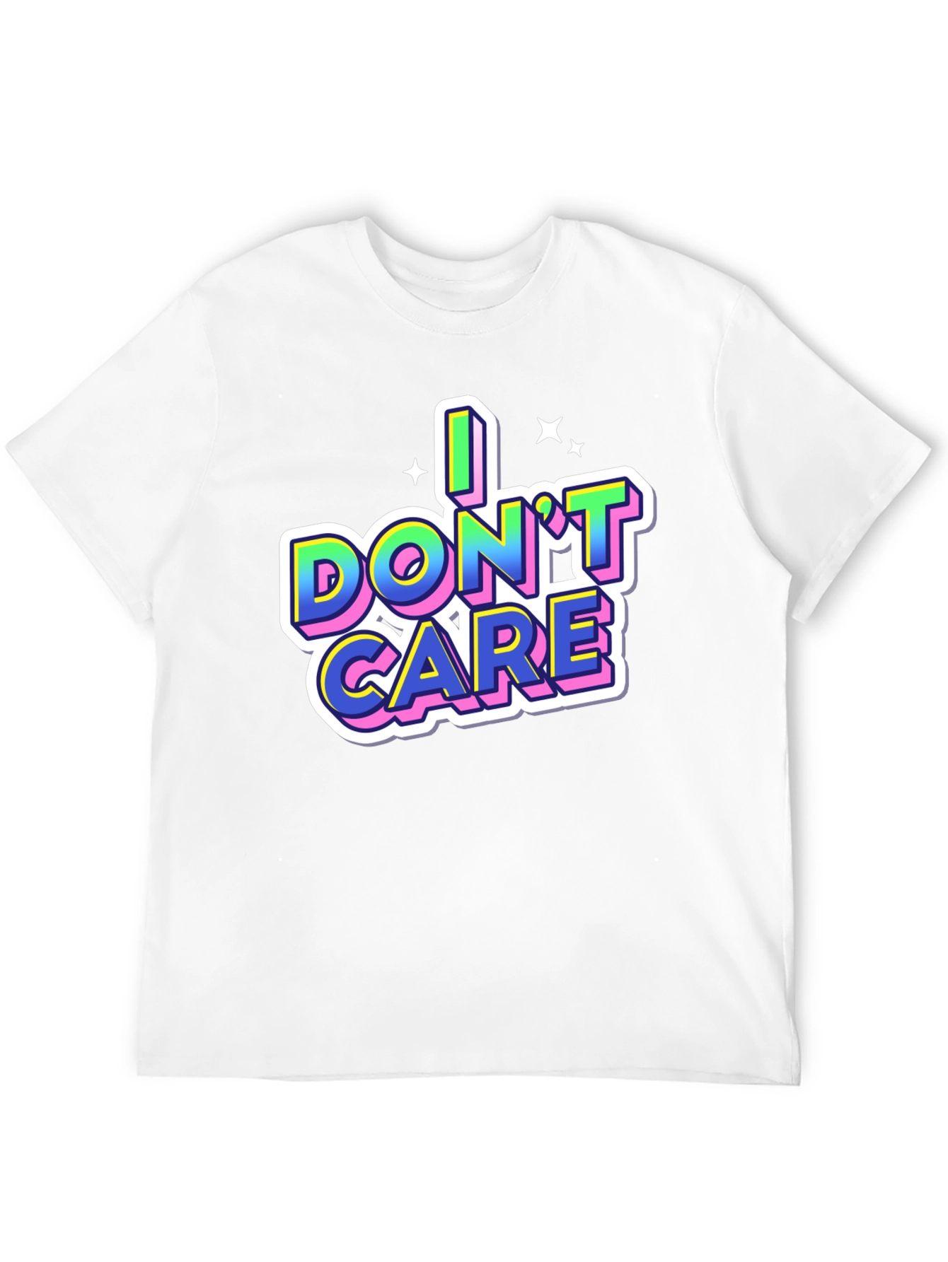 I Dont Care Graphic Tee