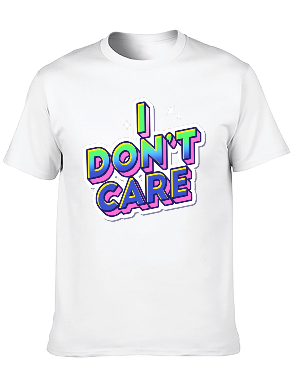 I Dont Care Graphic Tee