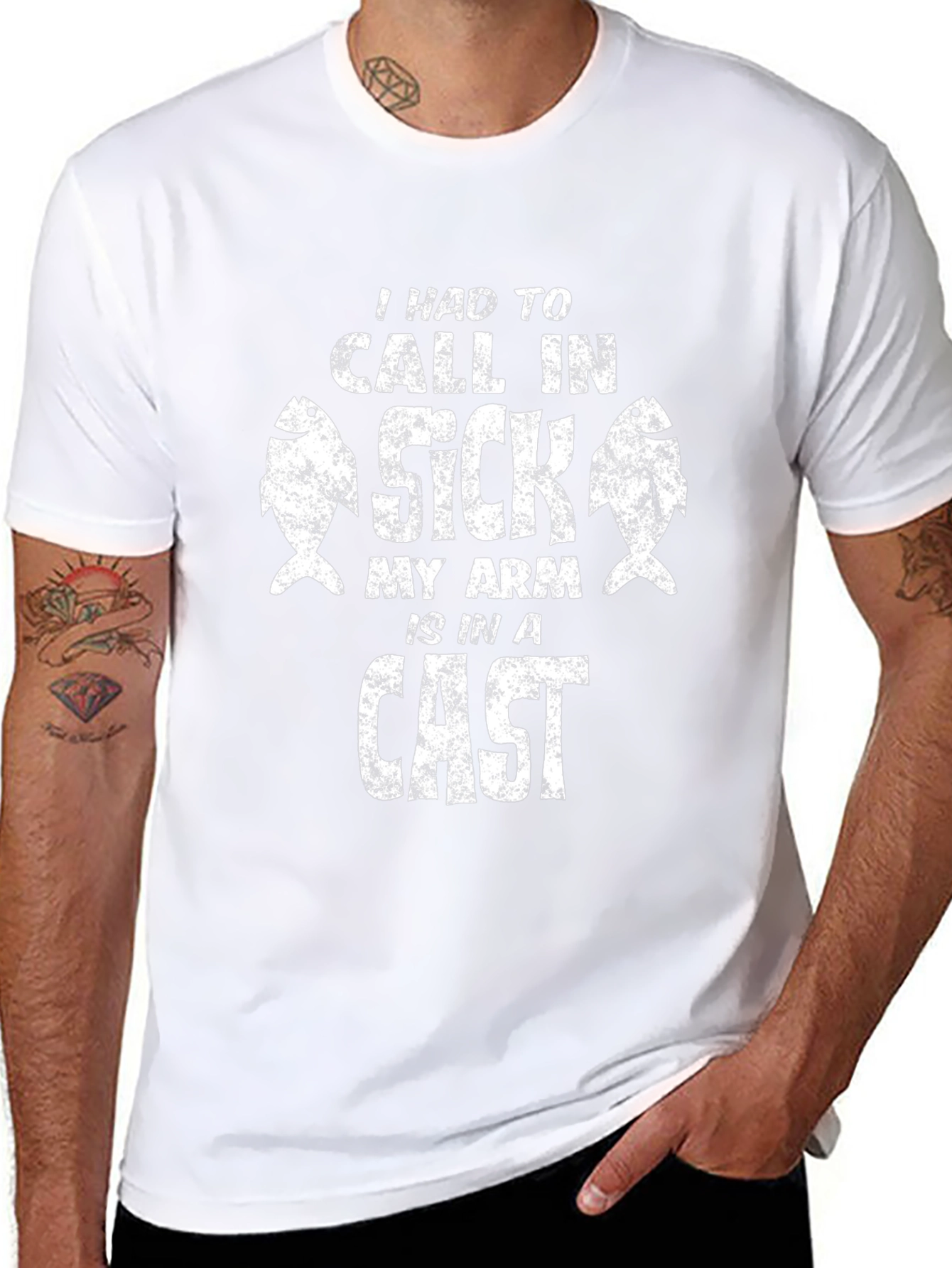 Fishing T-Shirt: I Had To Call In Sick