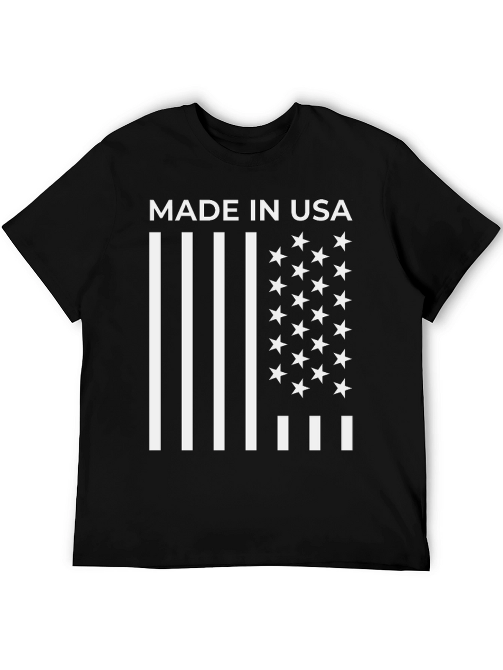 Made in USA Graphic T-Shirt - Black