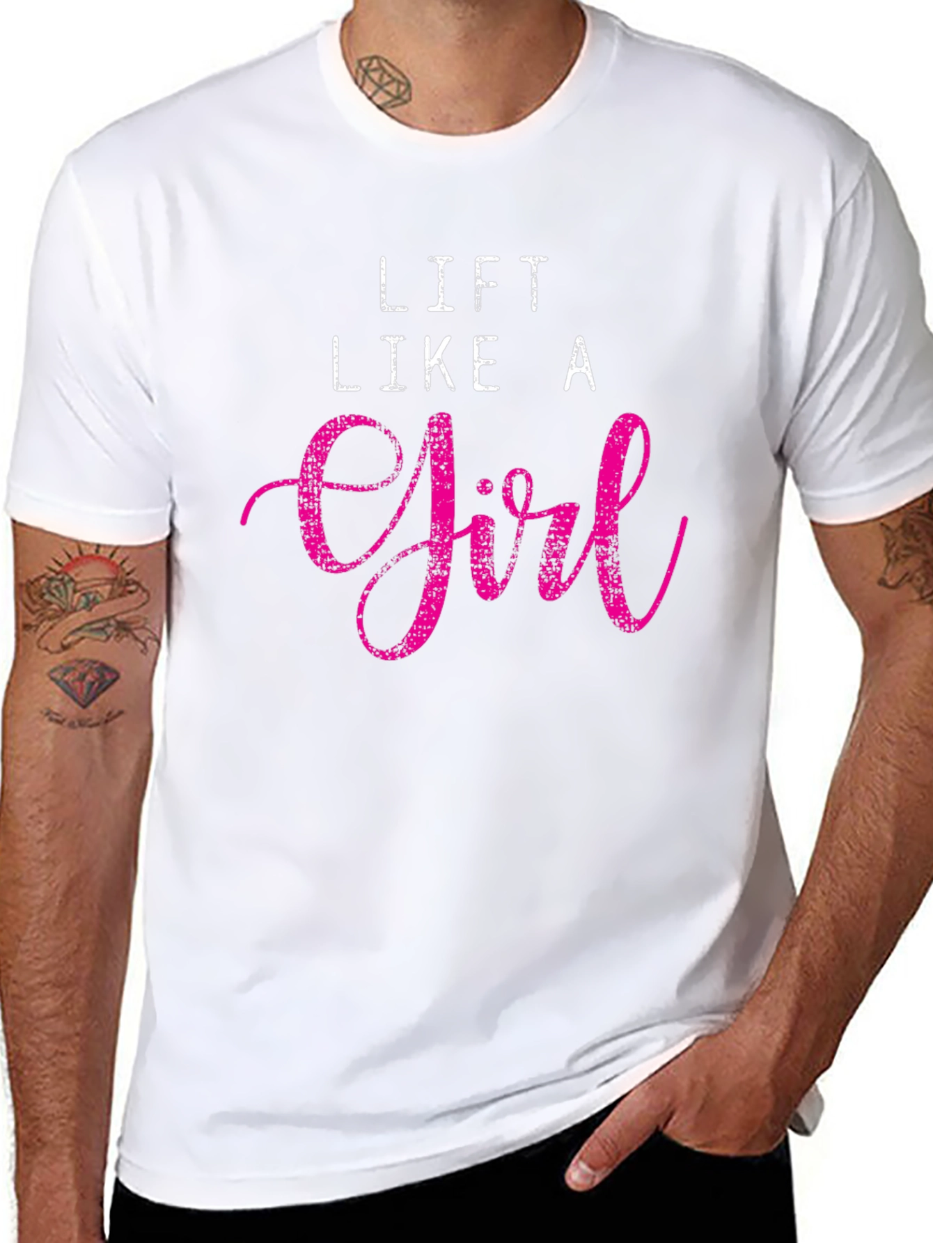 Lift Like A Girl Black T-Shirt