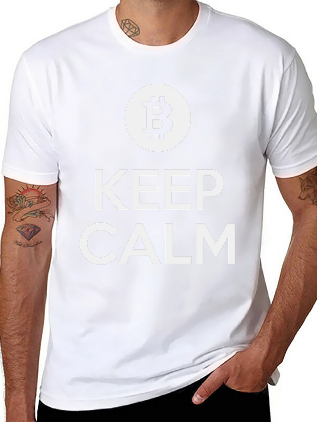 Keep Calm Bitcoin Tee - Crypto T-Shirt