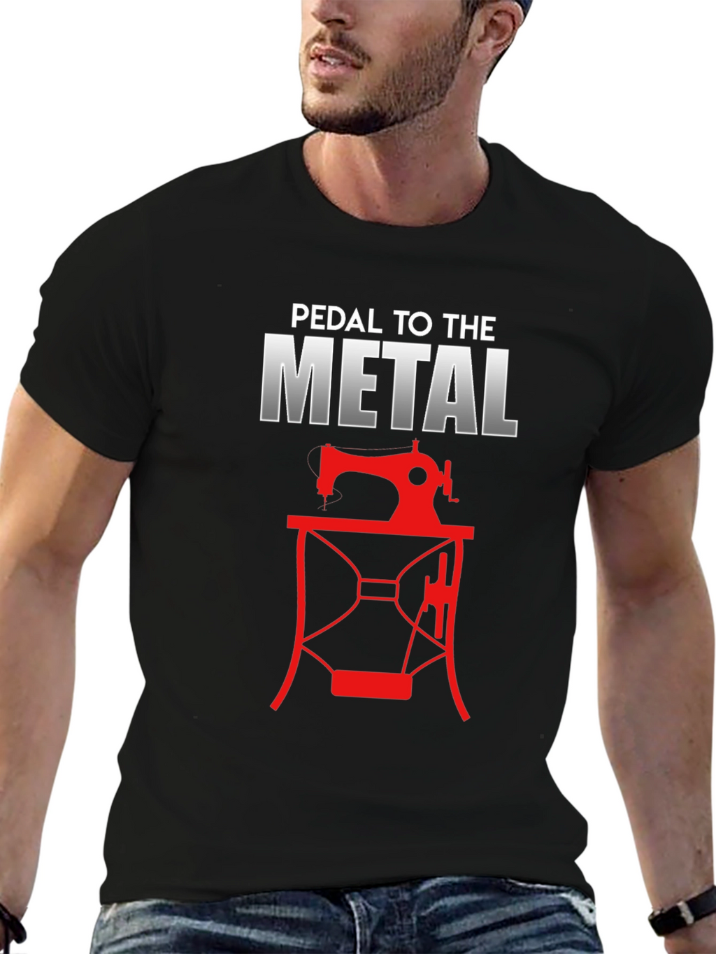 Pedal to the Metal Sewing T-Shirt