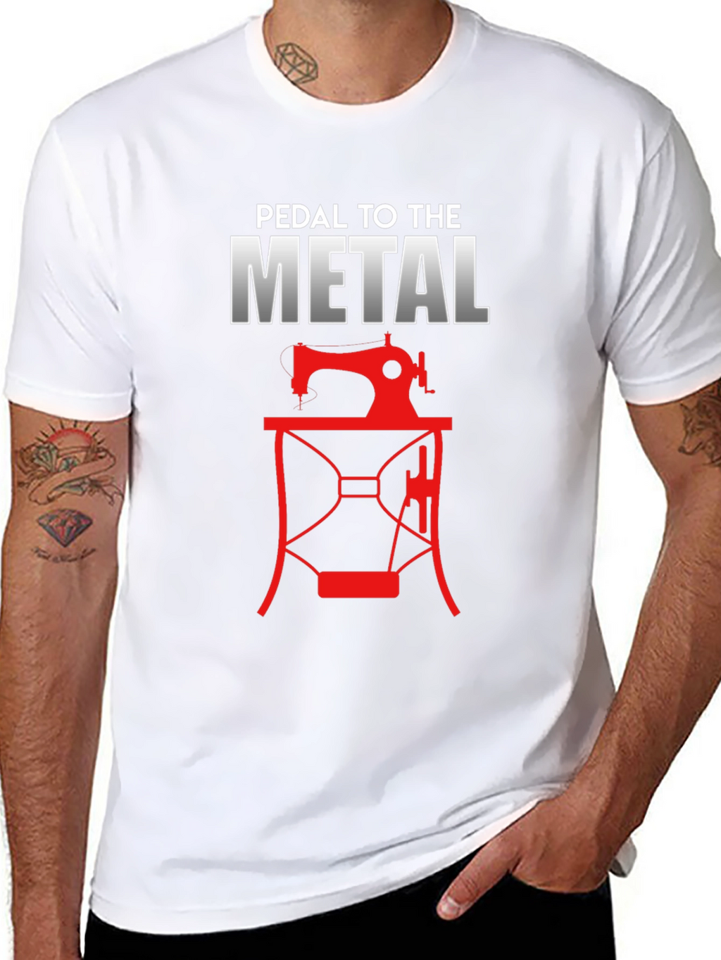 Pedal to the Metal Sewing T-Shirt
