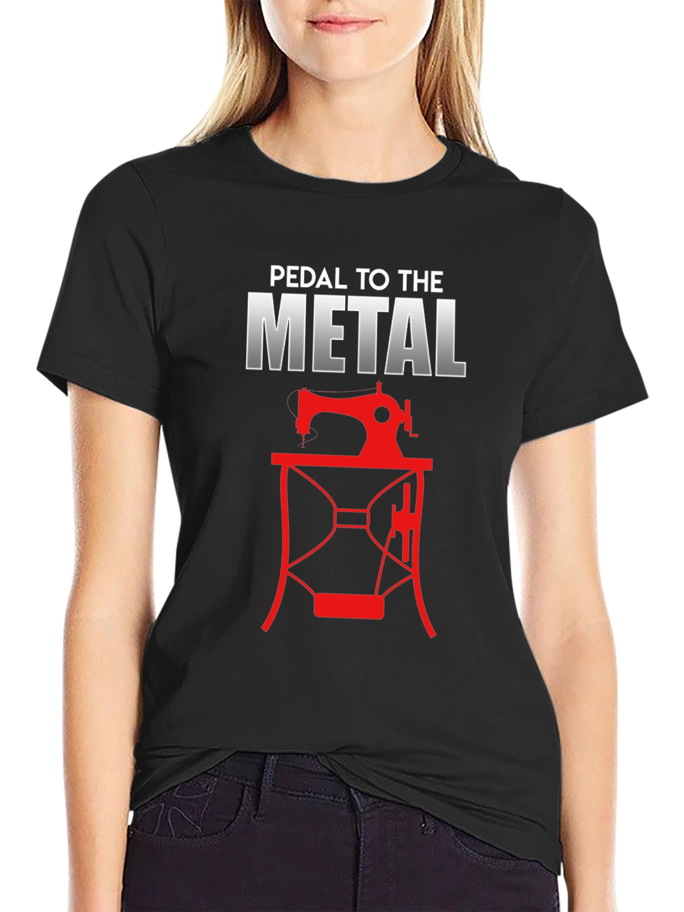 Pedal to the Metal Sewing T-Shirt
