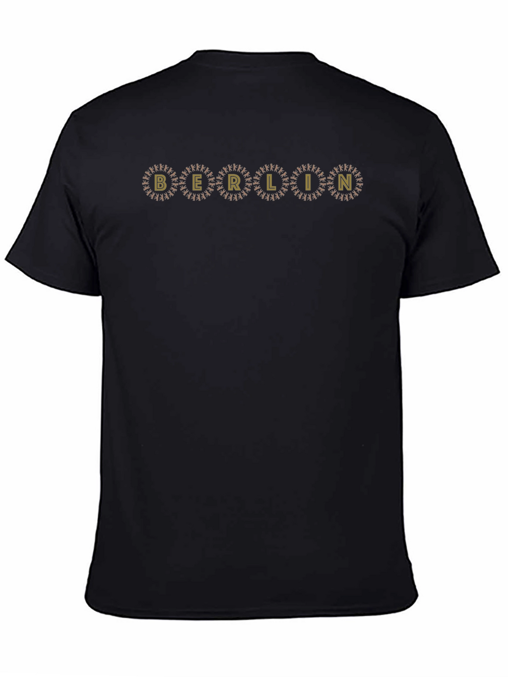 Berlin Graphic Tee - Black Crew Neck T-Shirt