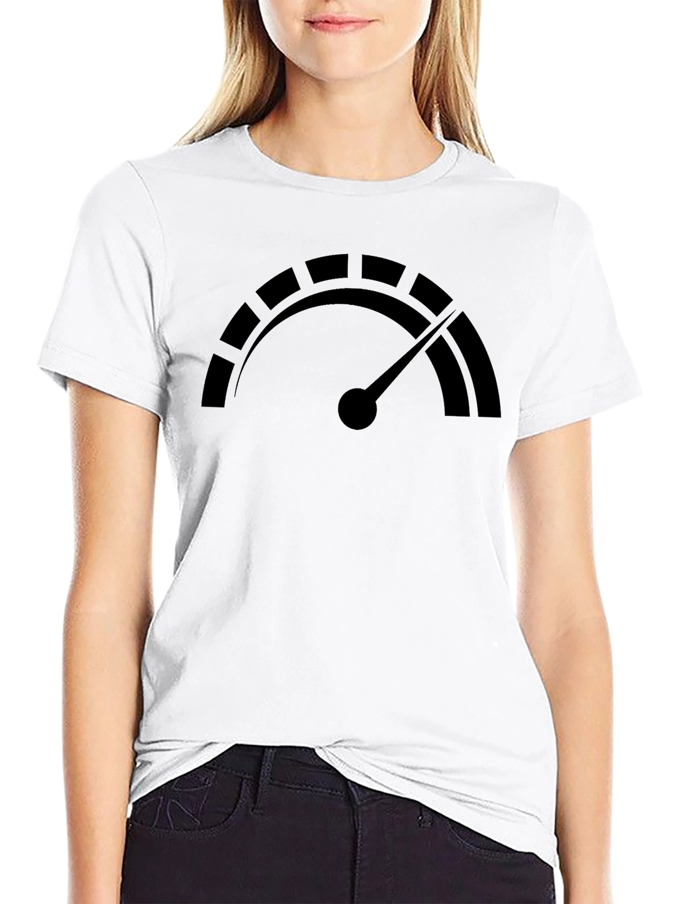 Speedometer Graphic Black T-Shirt