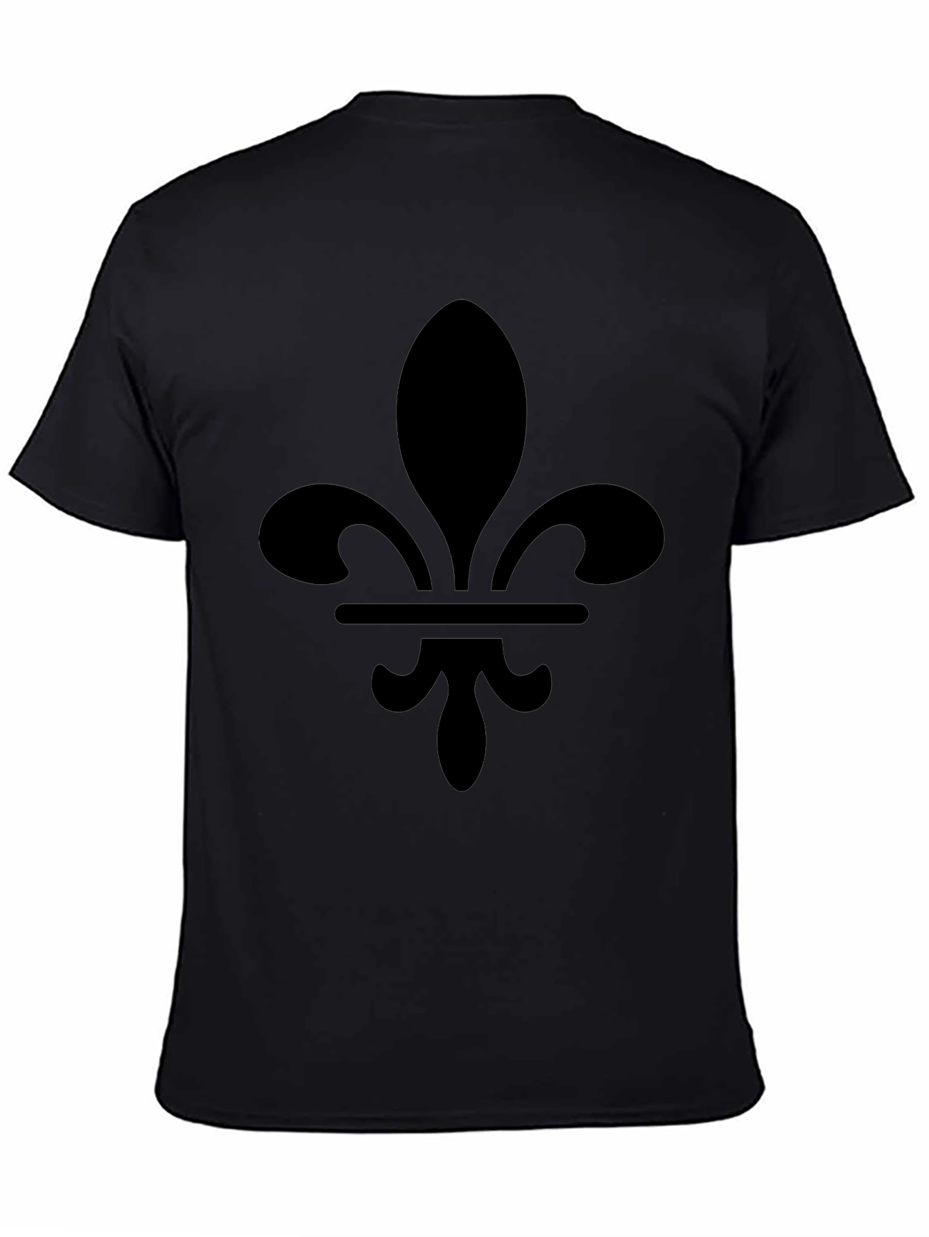 Fleur-de-Lis Graphic Black T-Shirt