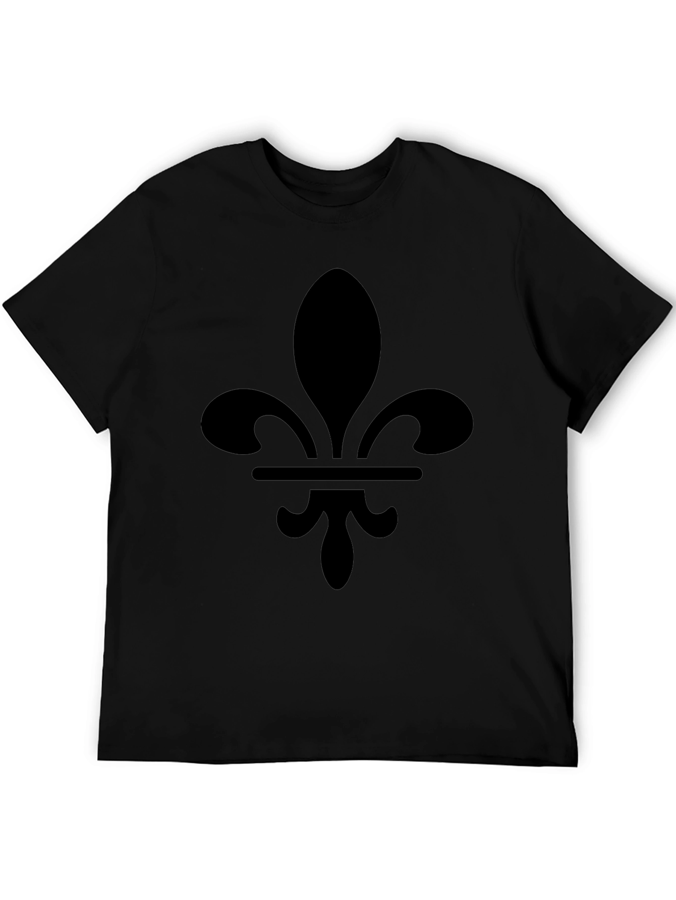 Fleur-de-Lis Graphic Black T-Shirt