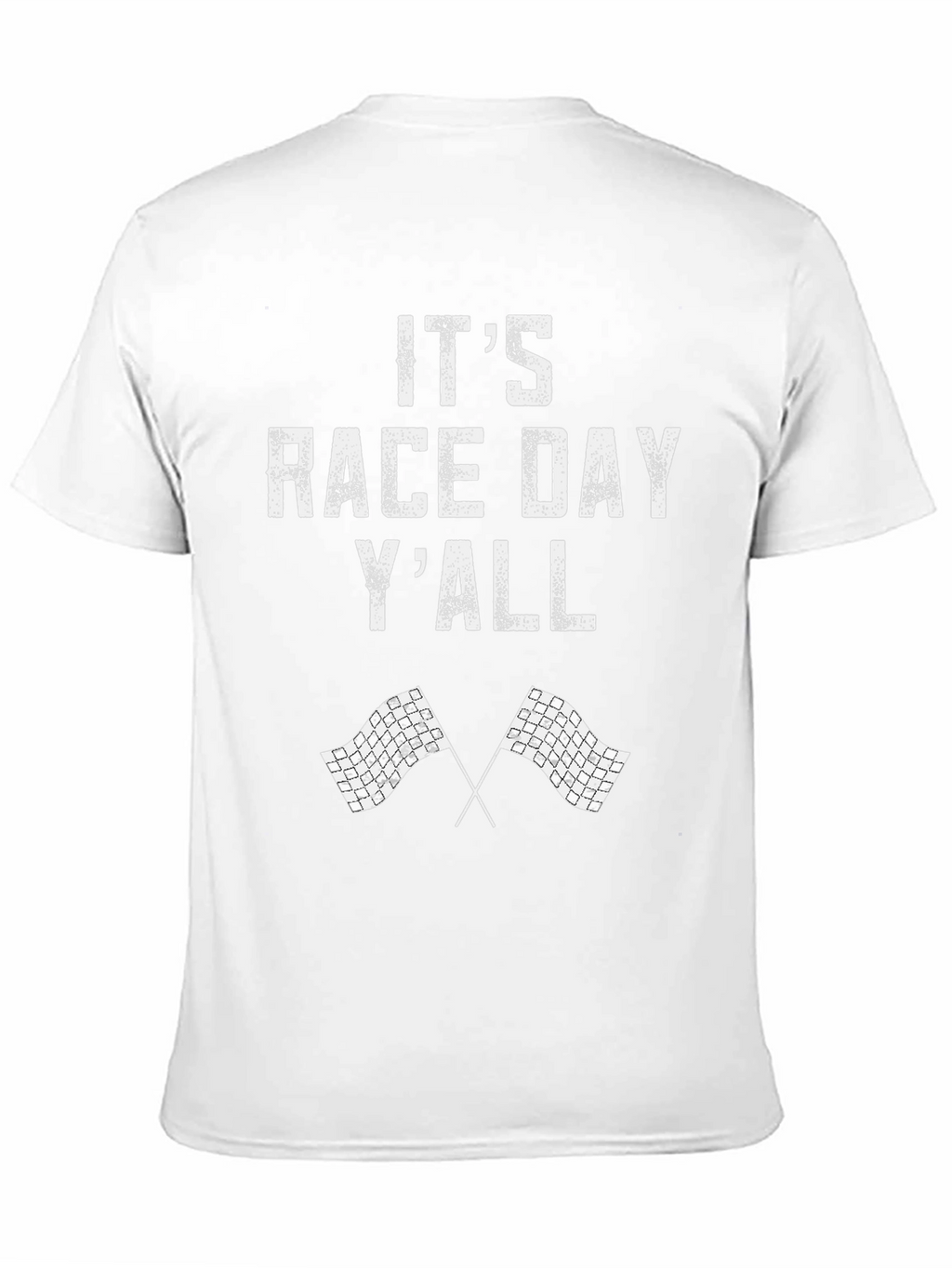 Its Race Day Yall Black Graphic T-Shirt