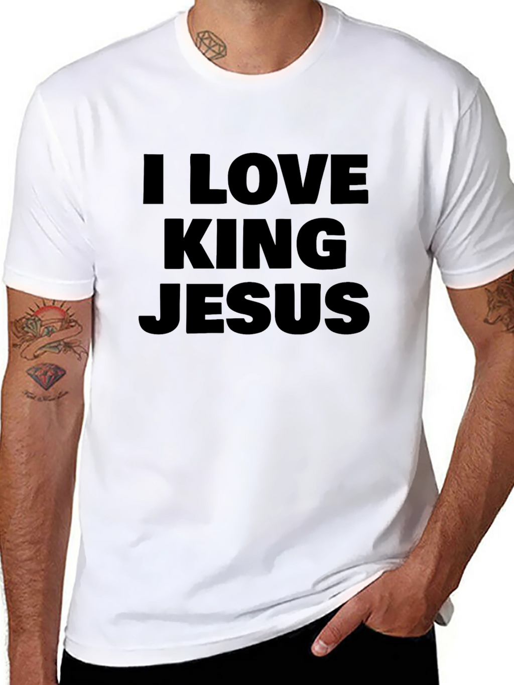 I Love King Jesus T-Shirt - Christian Apparel