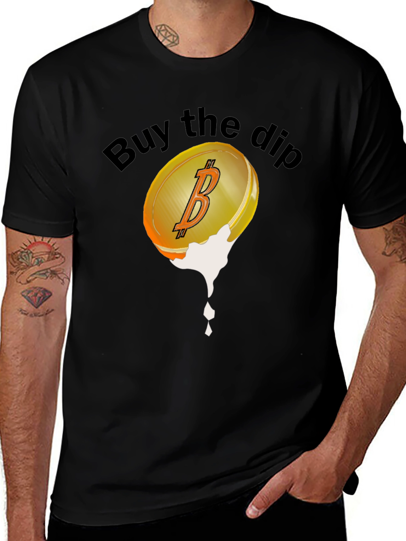 Buy The Dip Bitcoin Tee - Crypto Investor T-Shirt