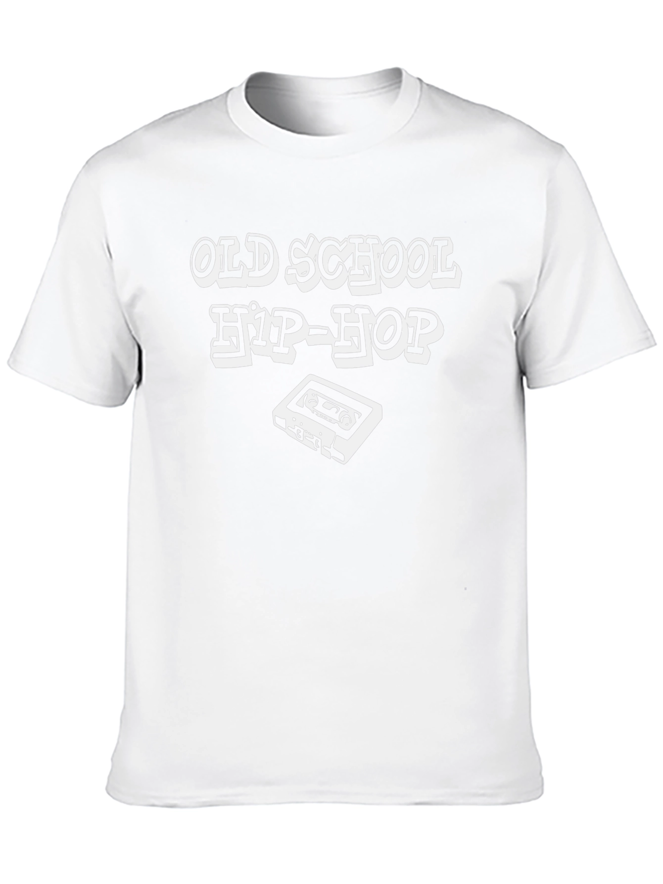 Old School Hip-Hop Cassette Tape Graphic T-Shirt