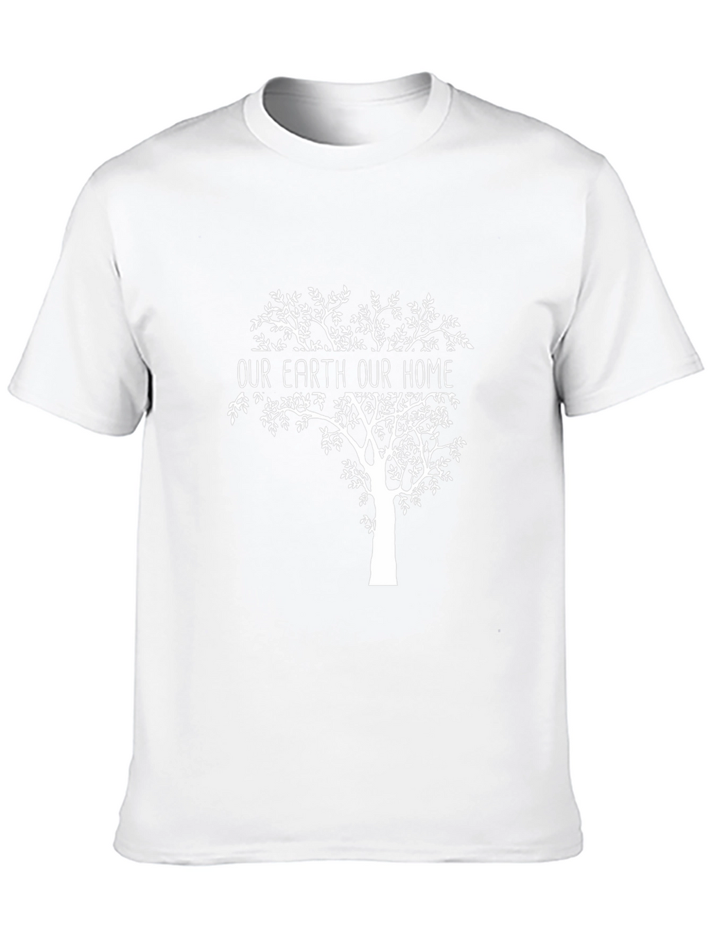 Our Earth Our Home Tree Graphic T-Shirt