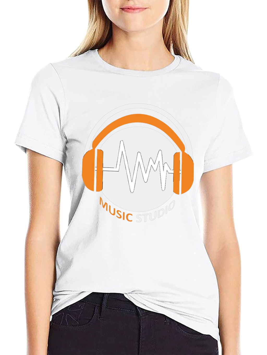 Music Studio T-Shirt - Black Graphic Tee