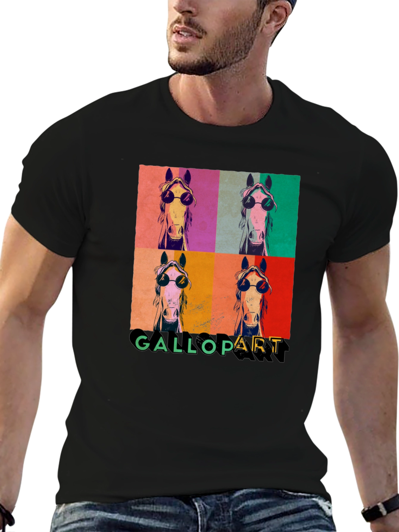 Gallopart Horse Pop Art T-Shirt
