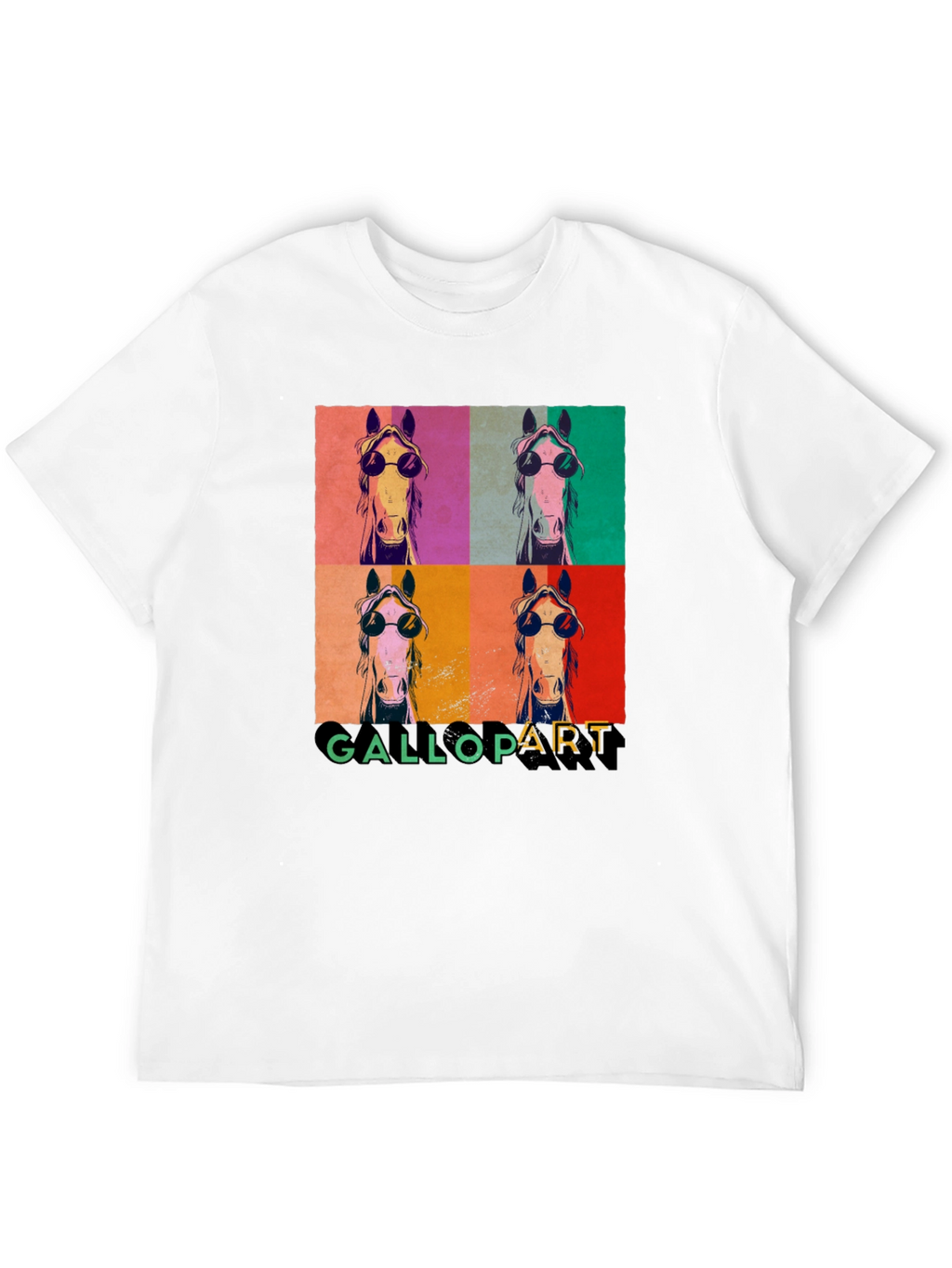 Gallopart Horse Pop Art T-Shirt
