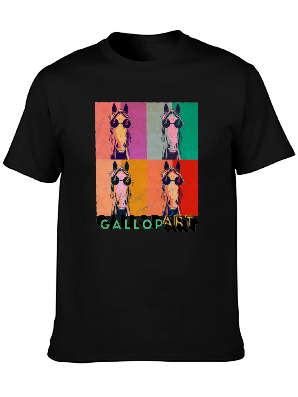Gallopart Horse Pop Art T-Shirt