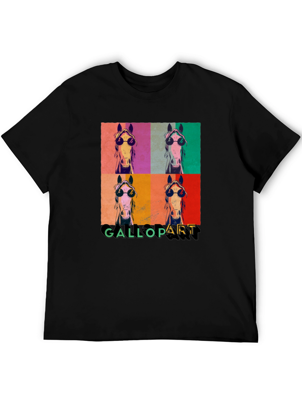 Gallopart Horse Pop Art T-Shirt
