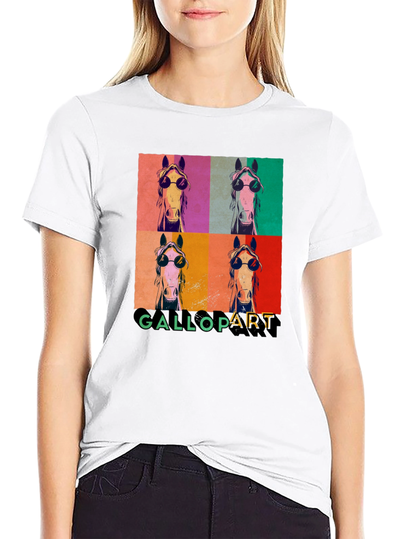 Gallopart Horse Pop Art T-Shirt