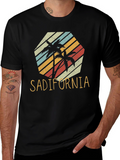 Sadifornia Retro Palm Tree Graphic Tee