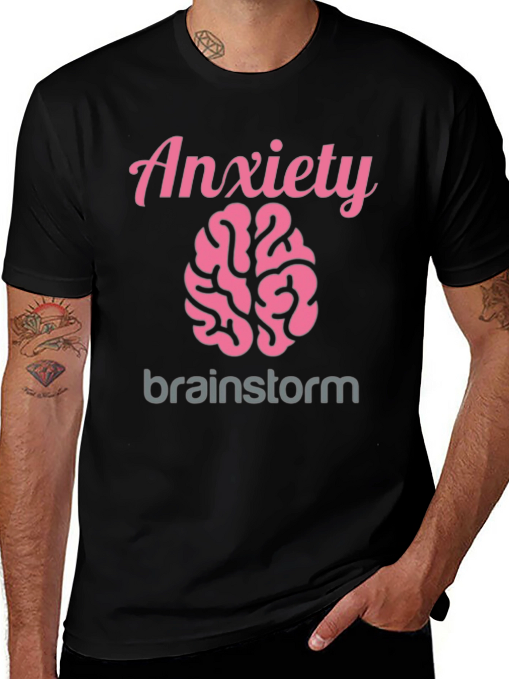 Anxiety Brainstorm T-Shirt - Mental Health Awareness