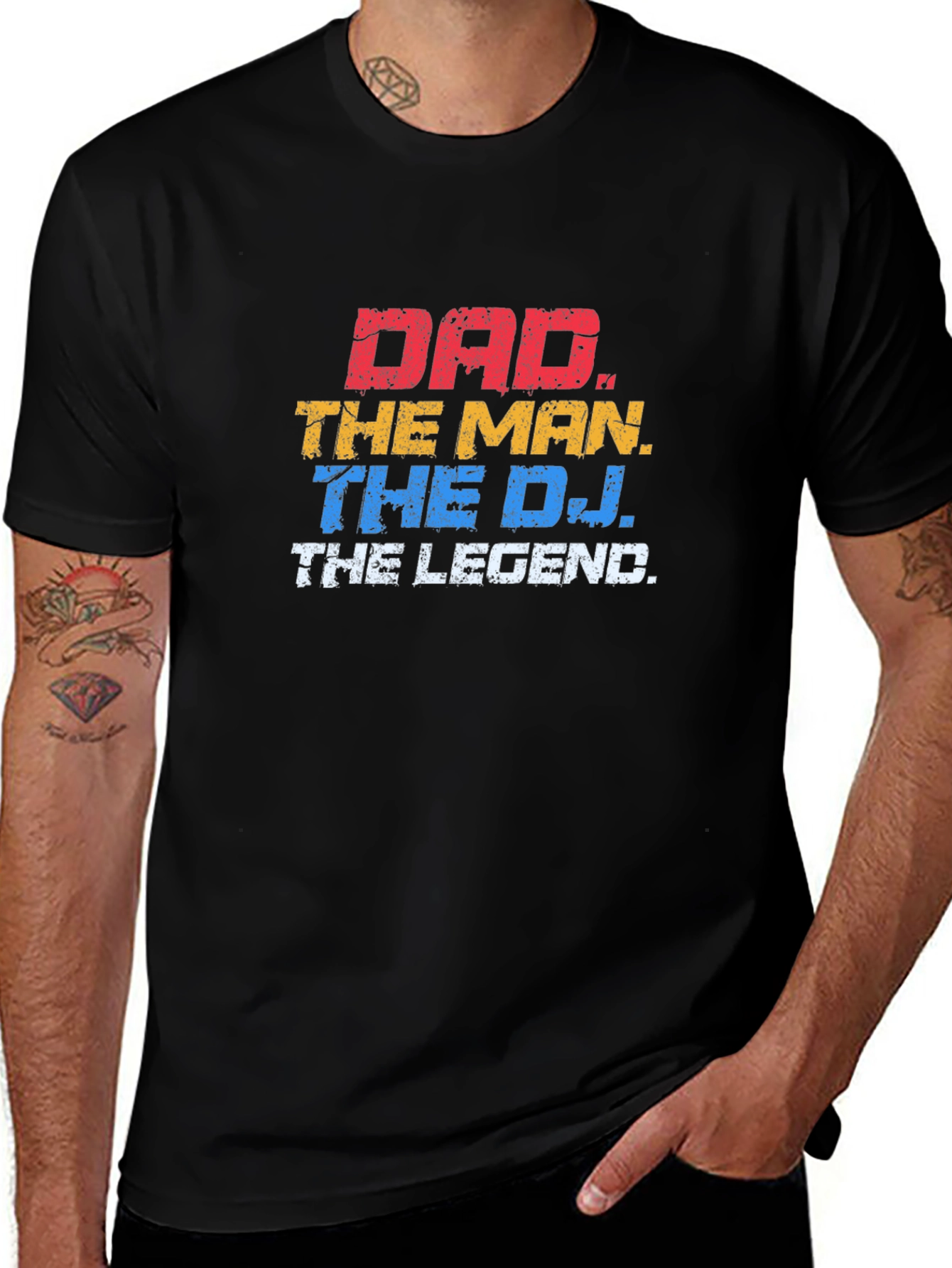 Dad The Man The DJ The Legend T-Shirt