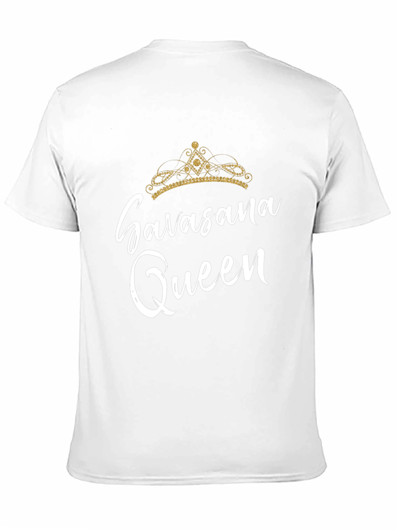 Savasana Queen Black T-Shirt Yoga