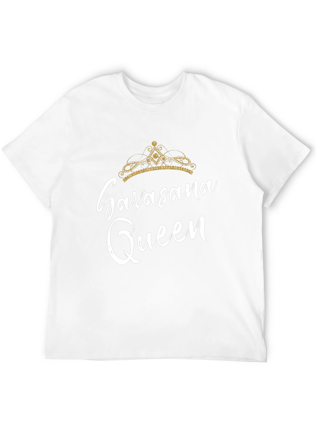 Savasana Queen Black T-Shirt Yoga