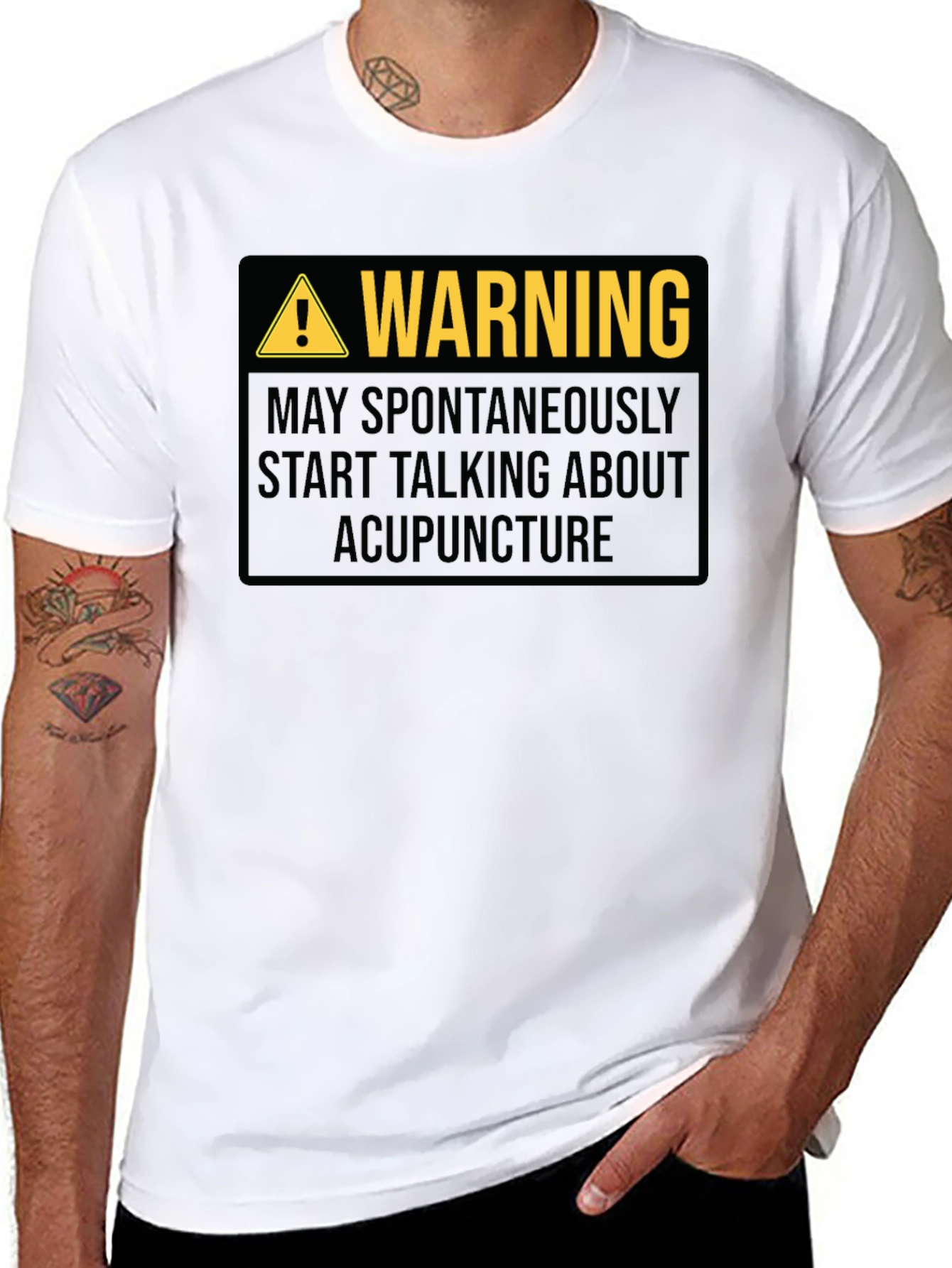 Acupuncture Warning T-Shirt - Funny Health Profession Tee