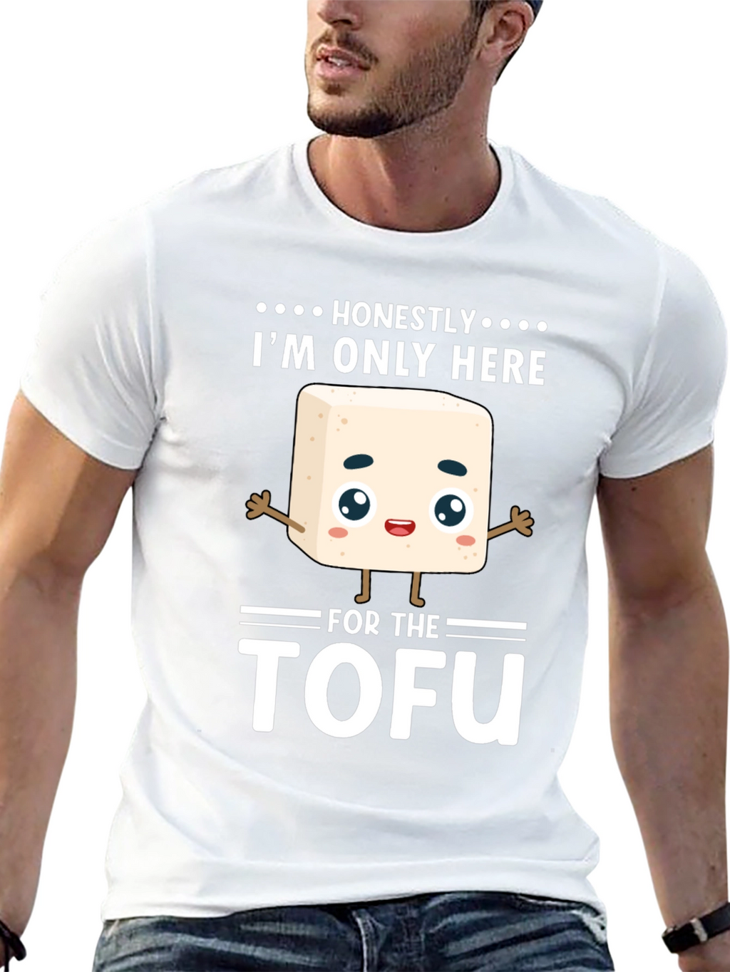 Honestly Here For The Tofu Graphic Tee