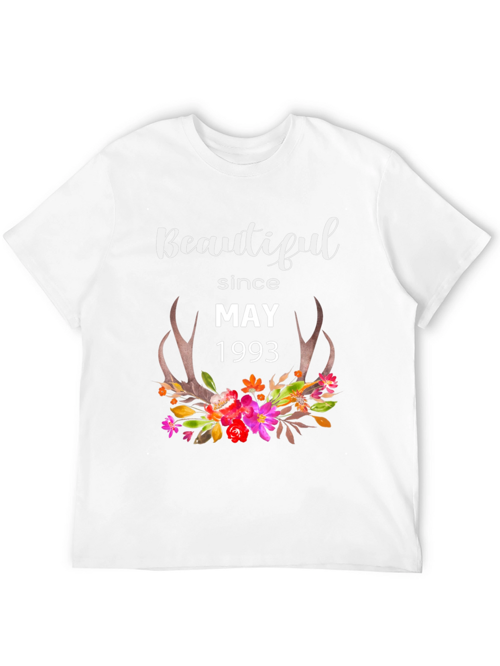 Beautiful Since May 1993 Black T-Shirt
