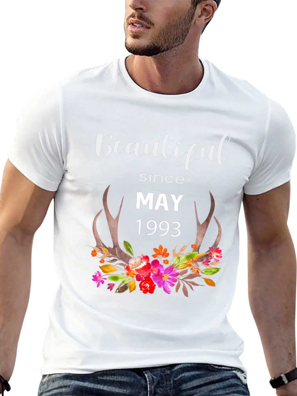 Beautiful Since May 1993 Black T-Shirt