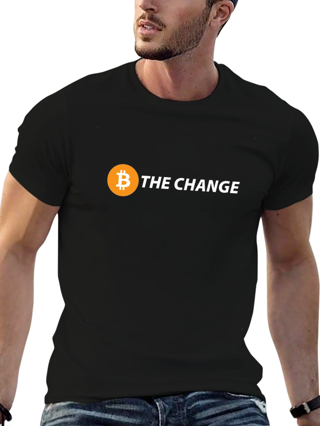 Bitcoin BTC The Change Graphic T-Shirt