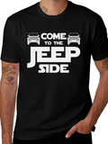 Come to the Jeep Side Mens Black T-Shirt