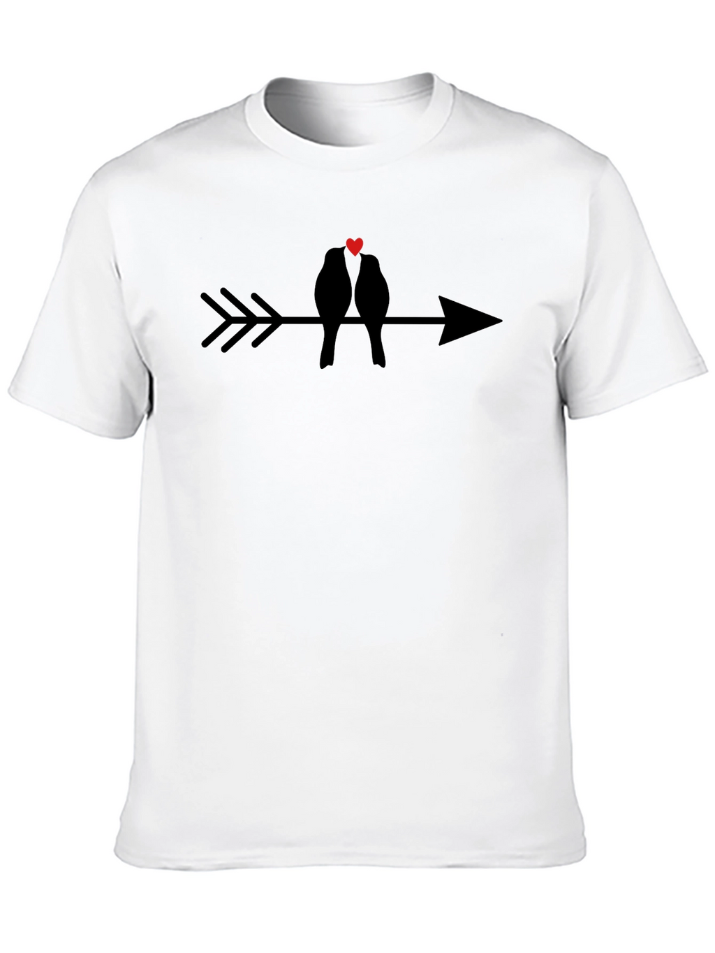 Lovebirds on Arrow T-Shirt