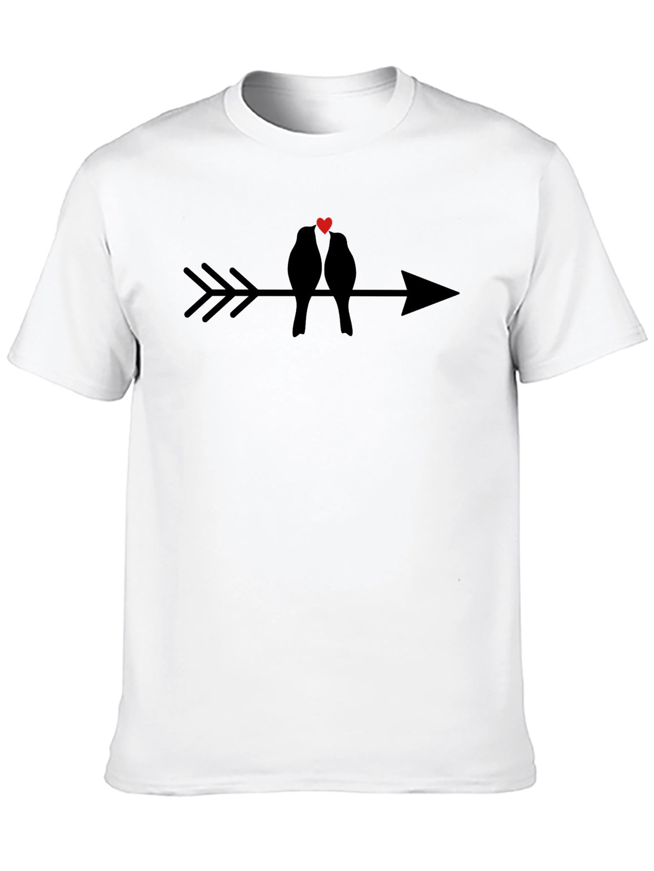 Lovebirds on Arrow T-Shirt