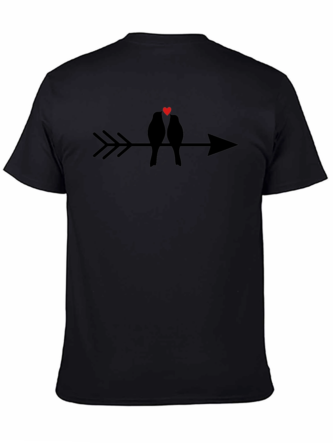 Lovebirds on Arrow T-Shirt
