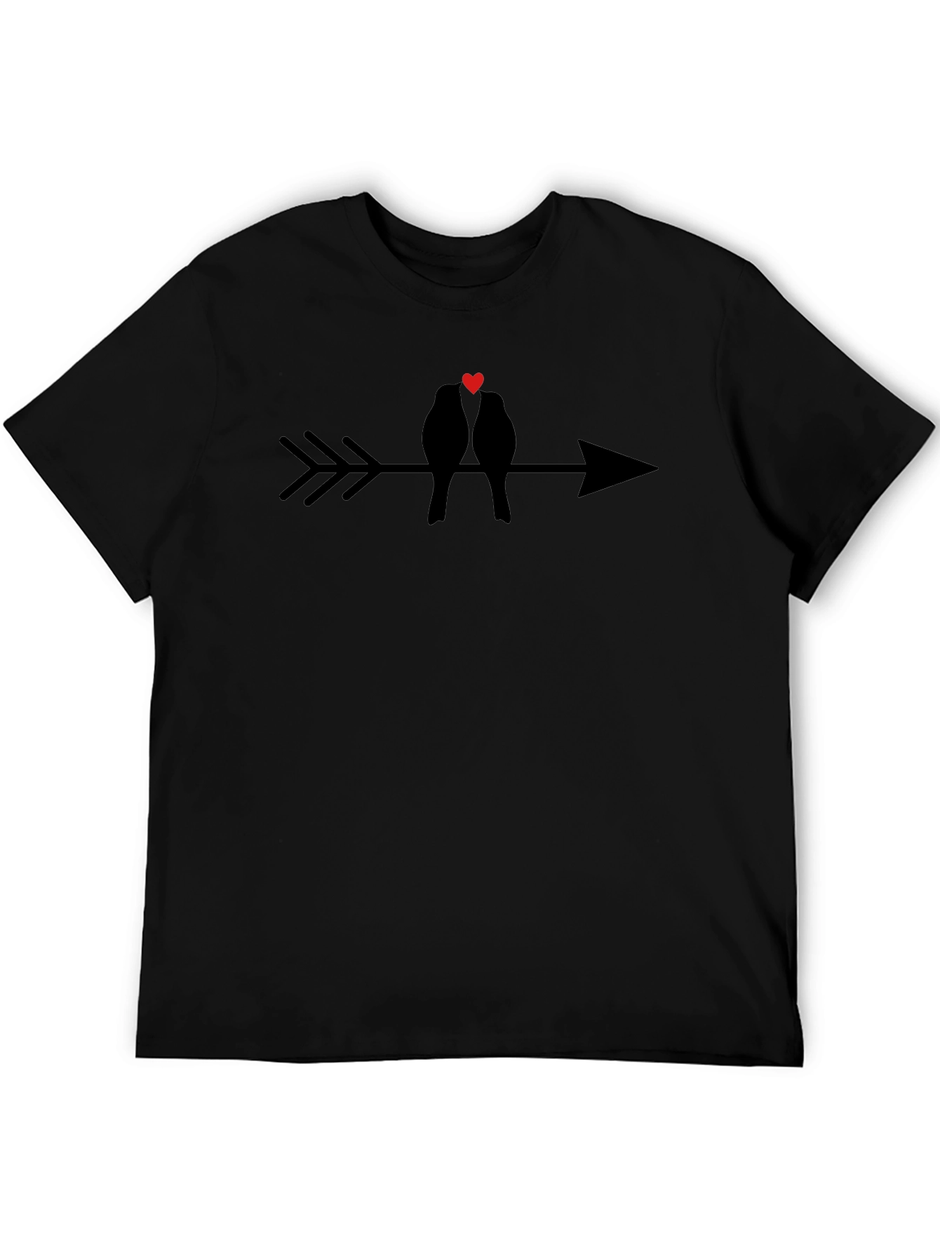 Lovebirds on Arrow T-Shirt