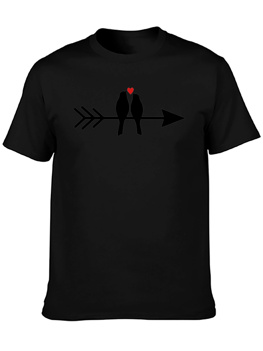 Lovebirds on Arrow T-Shirt