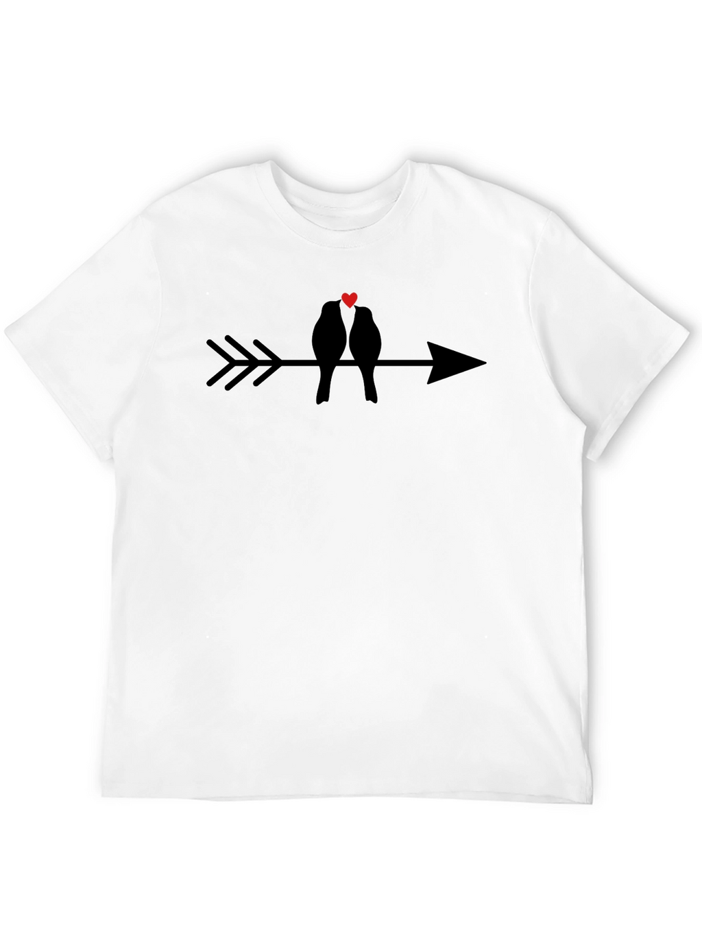 Lovebirds on Arrow T-Shirt