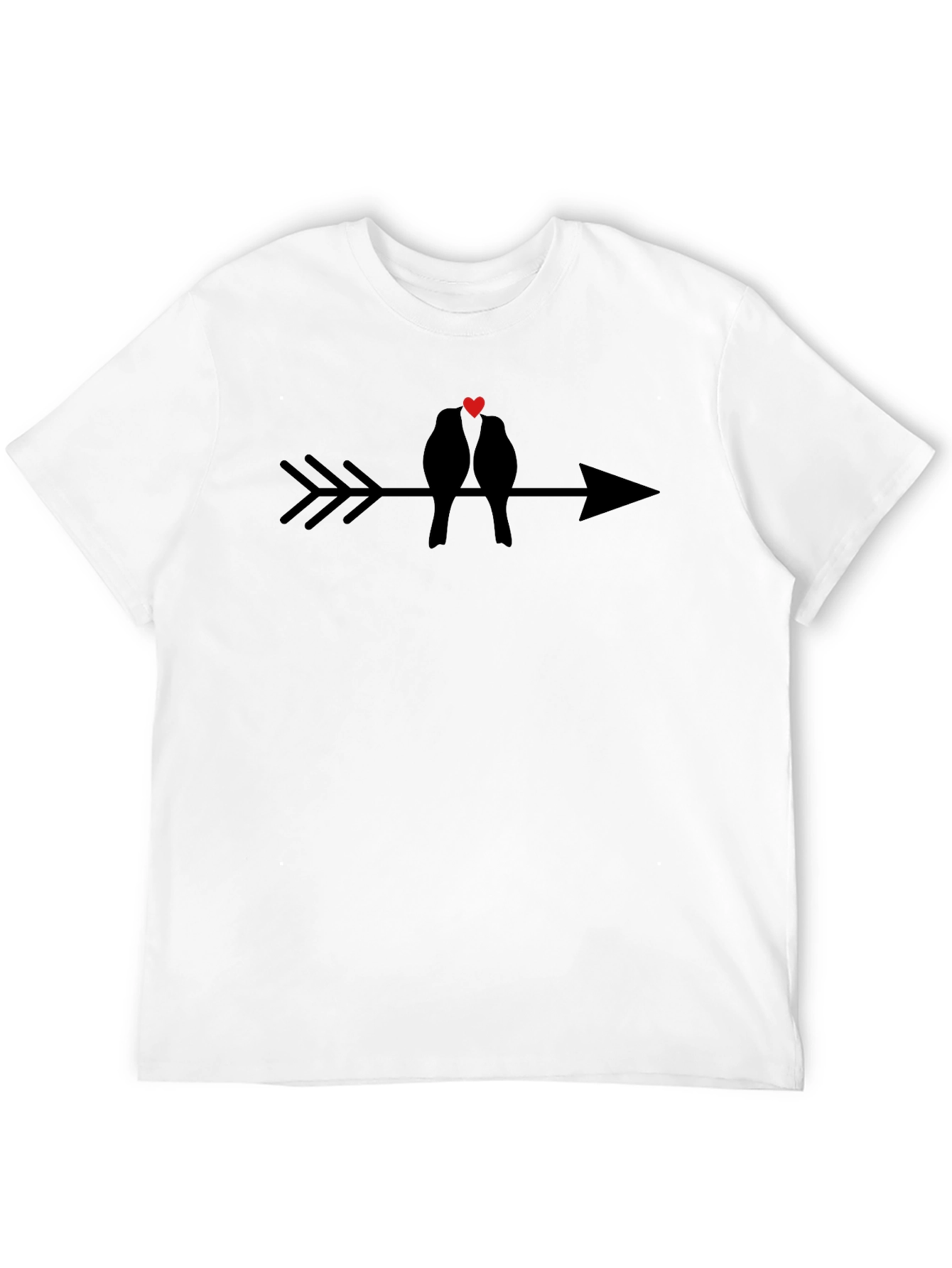 Lovebirds on Arrow T-Shirt
