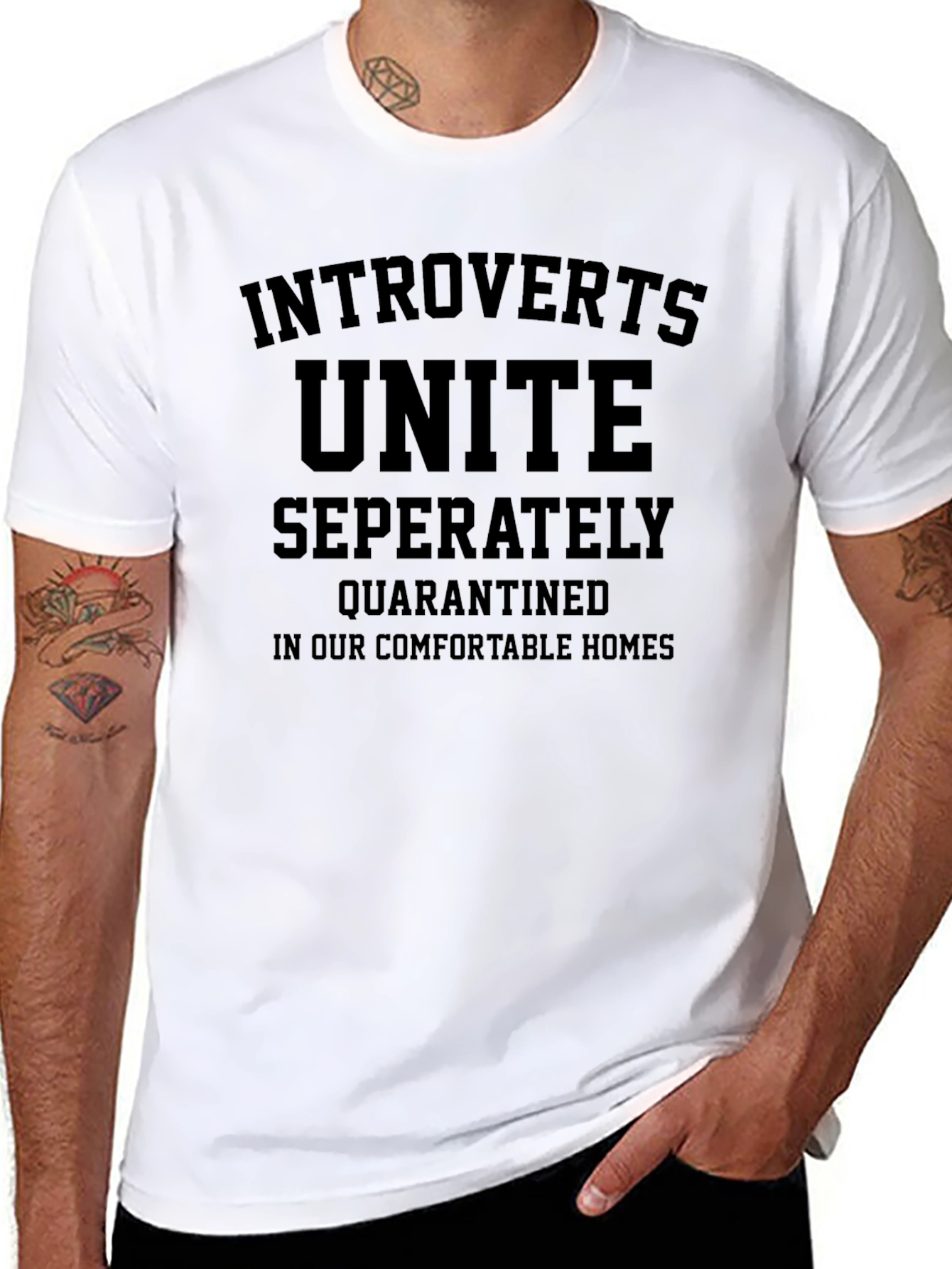 Introverts Unite Separately Quarantine T-Shirt