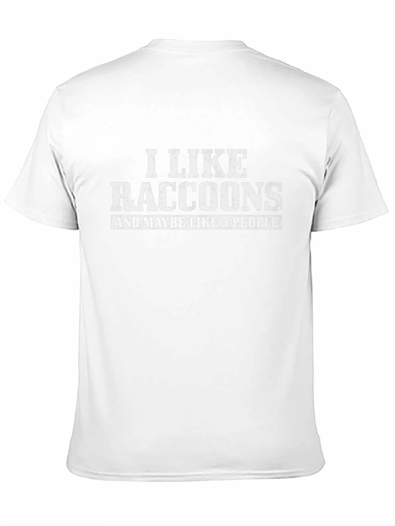 I Like Raccoons Funny Graphic T-Shirt