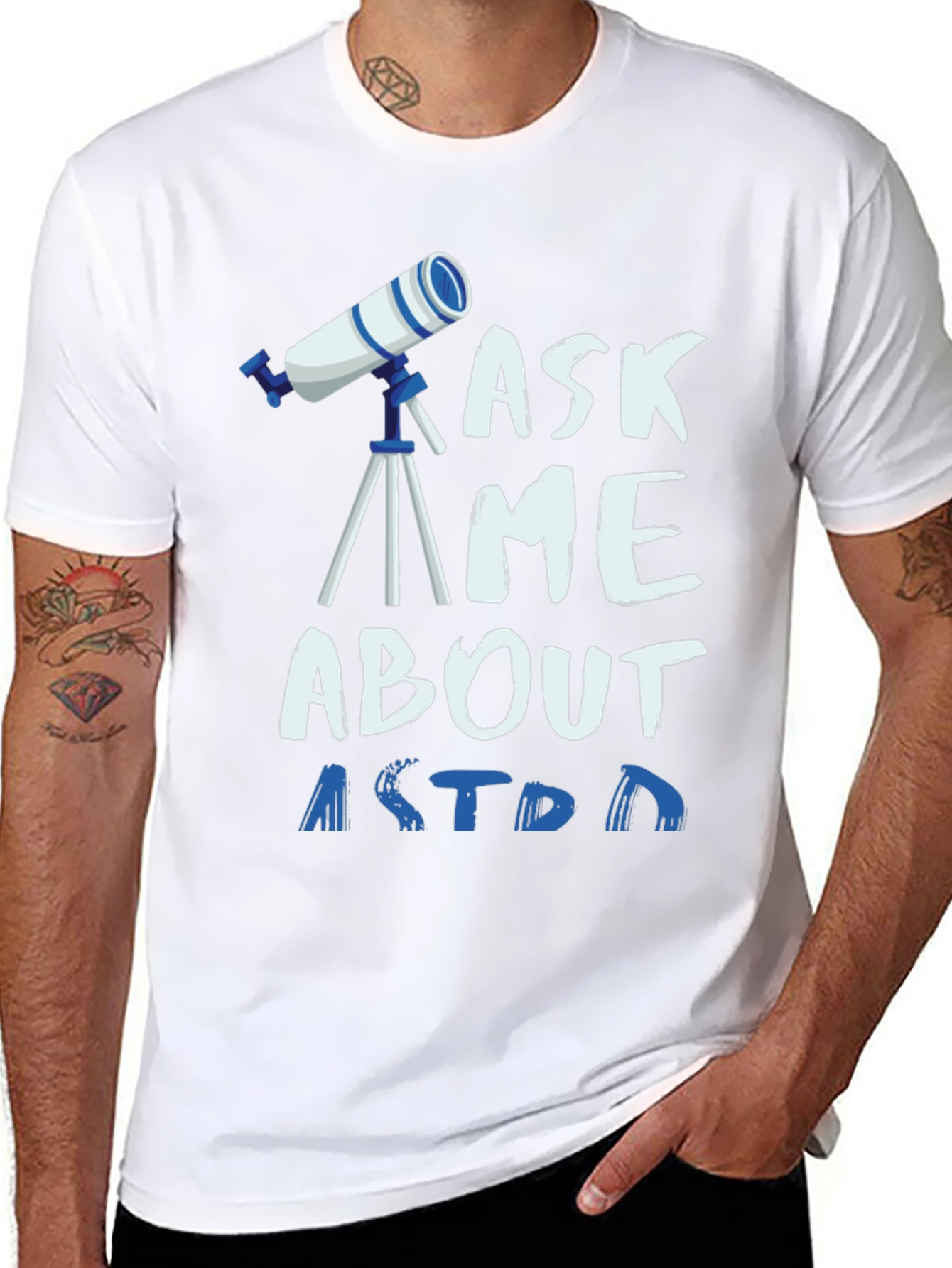 Ask Me About Astronomy Graphic T-Shirt