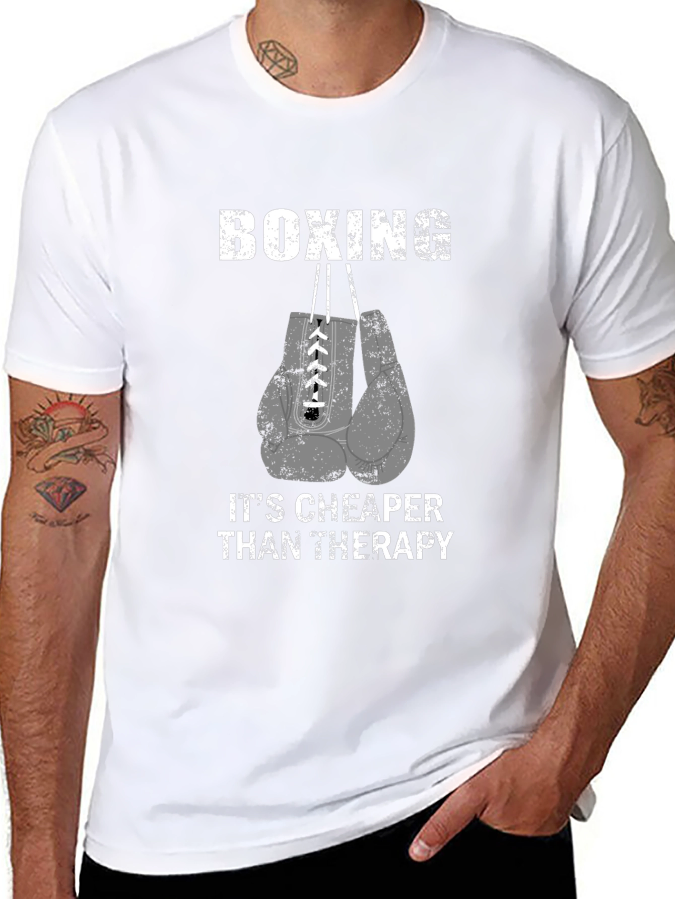 Boxing Therapy T-Shirt | Funny Boxing Gift