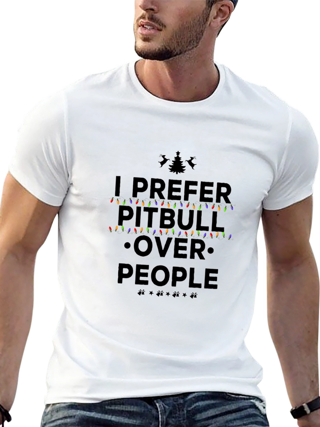 Pitbull Over People Graphic Tee