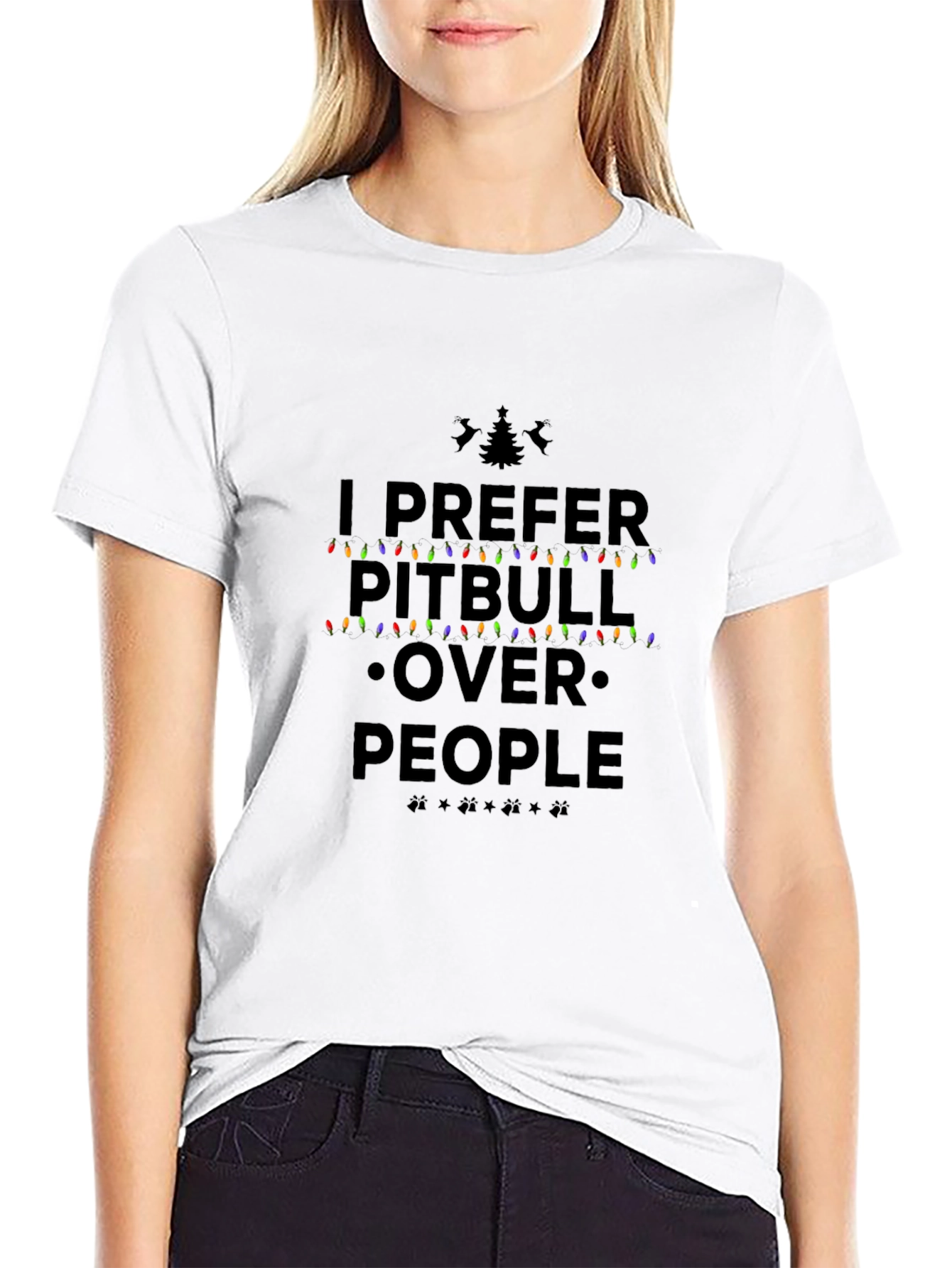 Pitbull Over People Graphic Tee