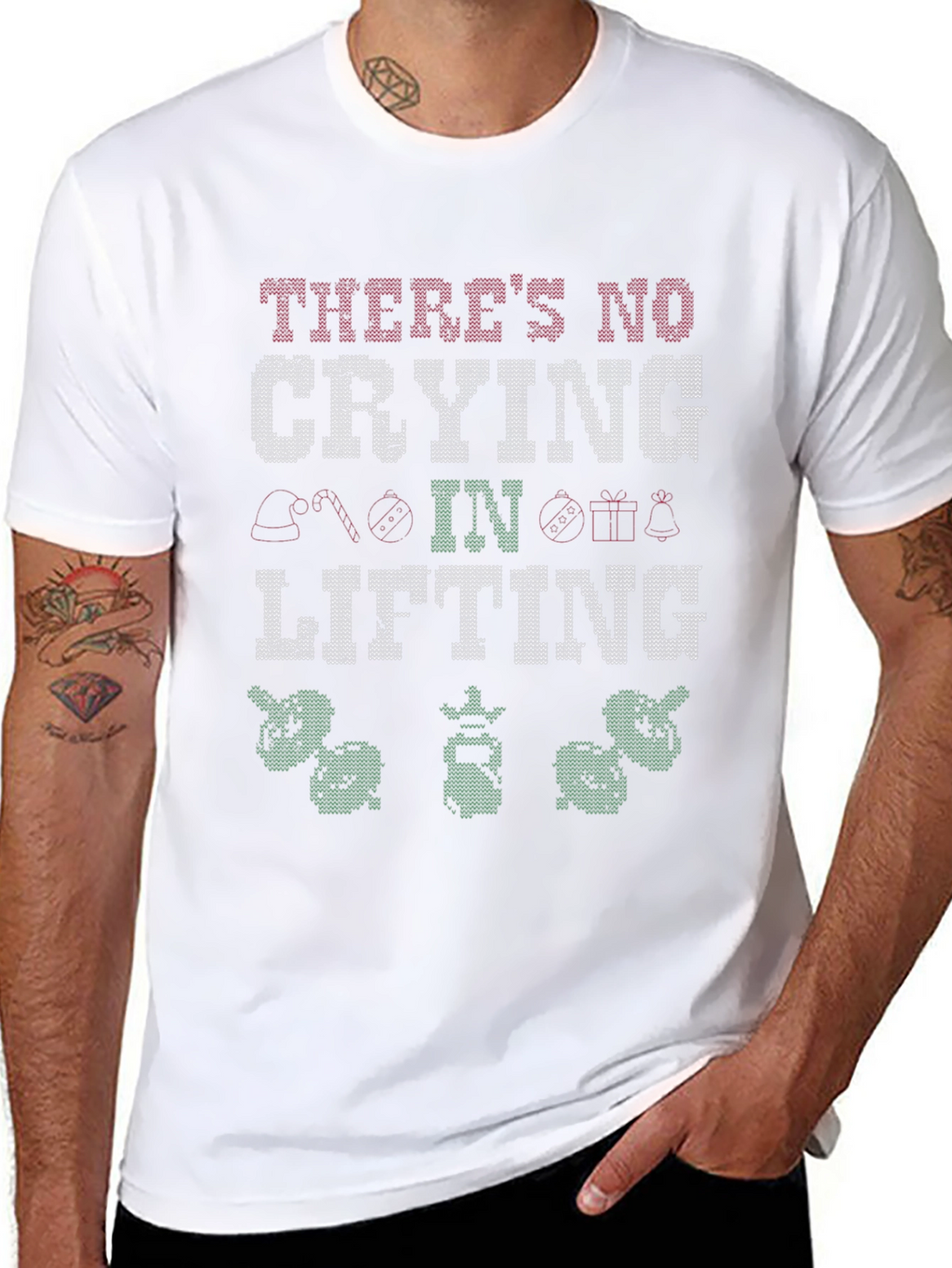 Funny Christmas Gym Workout T-Shirt
