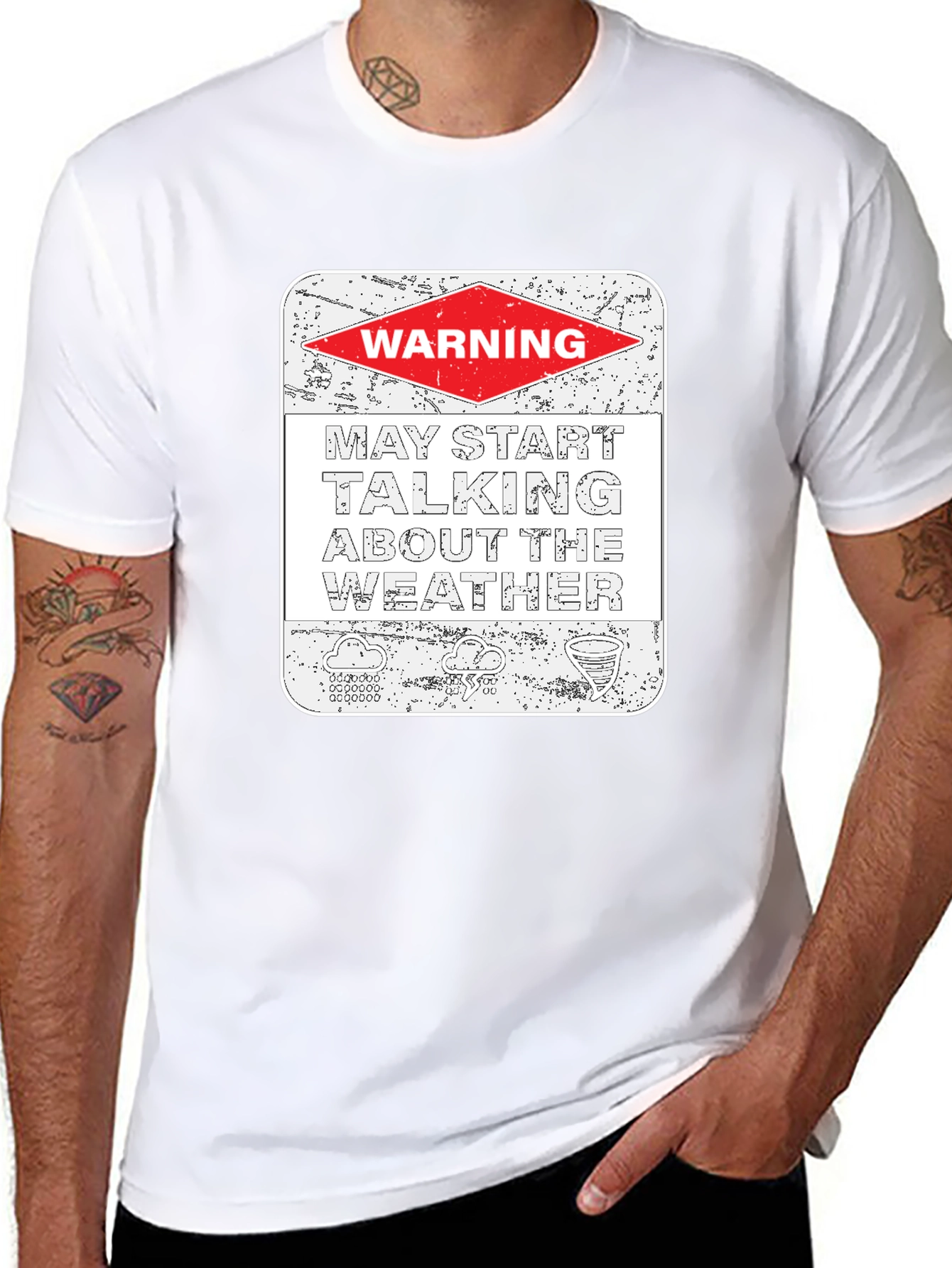 Warning May Talk About The Weather T-Shirt